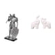 thumbnail image 1 of Figura De Resina De Elefante De Caballero Nórdico, Escultura De Arte Abstracto, Adorno De Mesa único Para Escritorio, Gabinete, Oficina, Mesa, Centro De Mesa, Entrada, Dormitorio, Decoración, 1 of 8
