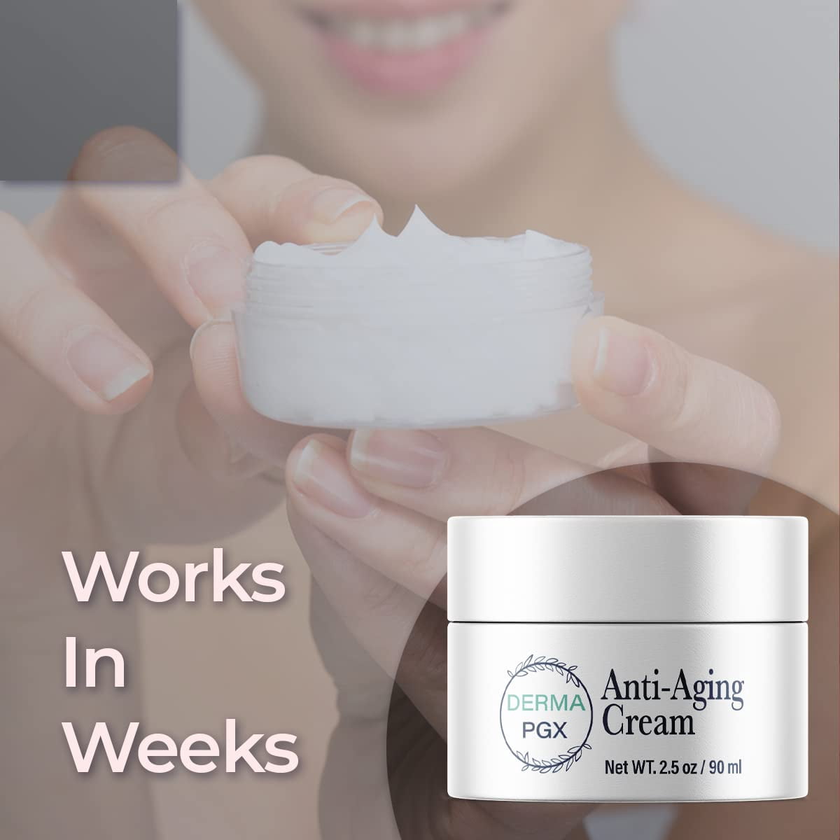 (2 Pack) Derma PGX - Anti-Aging Cream and Moisturizer - Ingredients for All Skin Types