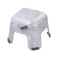 thumbnail image 4 of Step Stool Shoe Changing Stool Shower Bench Stool Small Foot Stool for Apartment Clear, 4 of 9