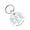Steel round shape, variant on Morses Code Keychains Accessory Stainless Stainless Steel
