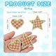 thumbnail image 2 of Uxcell 18 Pcs Parche Bordado de Corazón Estrella a Planchar Apliques Parche para Chaqueta Colección de Denim Ropa Vestido Sombreros Jeans Accesorio DIY, Verde/Rosa Pálido, 2 of 6