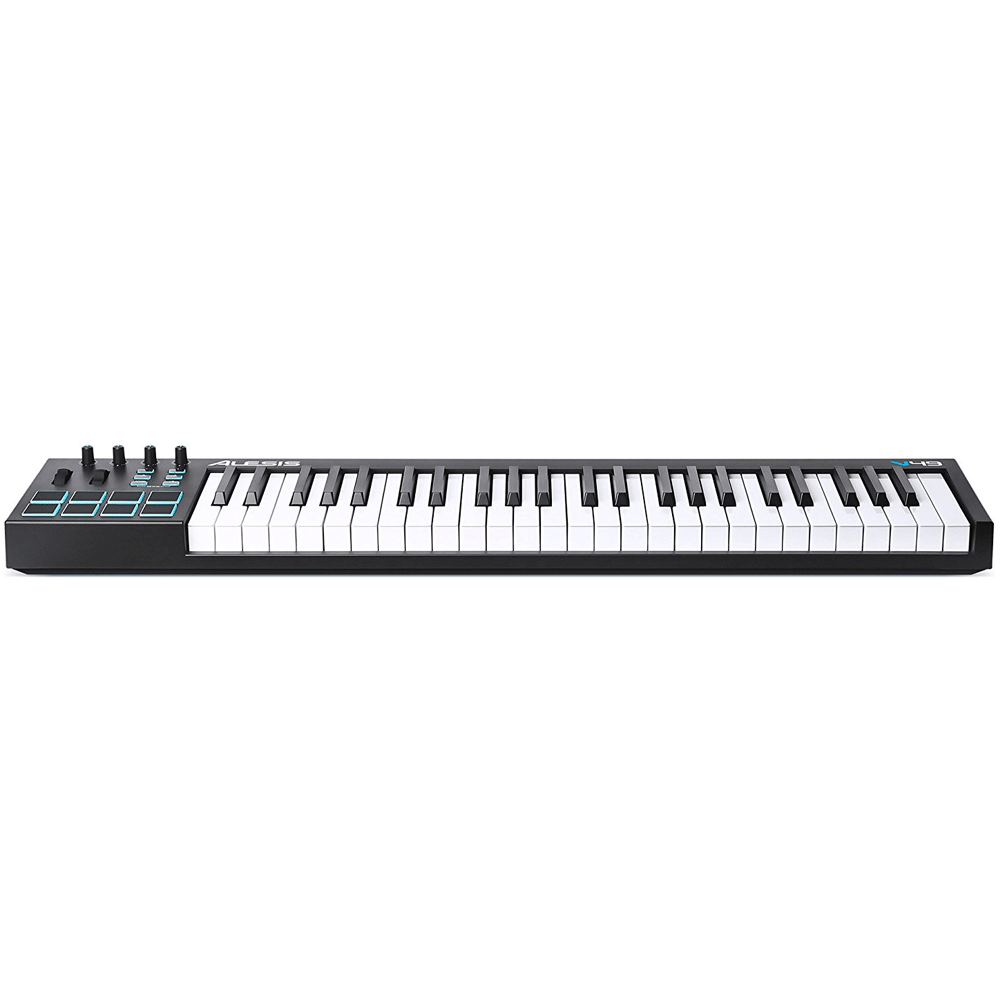 Advanced 49-Key USB MIDI Keyboard & Drum Pad Controller (16 Pads / 12 Knobs / 36 Buttons) + Label Kit + MIDI Cable + Headphones - Top Value Kit! - image 4 of 8