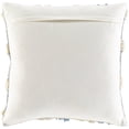thumbnail image 2 of Surya Edric EDR-002 18 x 18" Square Cotton Pillow Cover in Blue/Ivory/Cream, 2 of 4