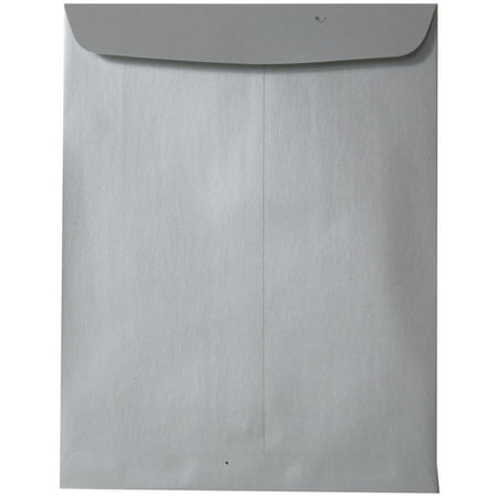 UPC: 0842497108261 | JAM Paper 10 x 13 Envelopes  Silver Metallic  50/Pack