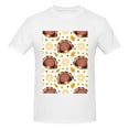 thumbnail image 4 of Bingfone Fall Turkey Men'S Loose Fit Short-Sleeve Pocket T-Shirt, 4 of 7