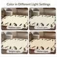 thumbnail image 7 of ODIKA 8'x10' Washable Area Rug Non-Shedding, Easy Care, Muted Olive Red Fishing Fish Vintage Rustic Bass Motif with Tackle and Creel for King Size Bedroom Under Bed, Master Suite, 7 of 7