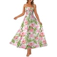 thumbnail image 3 of WIHOLL Maxi Dresses for Women 2026 Spaghetti Strap Flowy Boho Long Sundress with Pockets Spring Summer Beach Vacation, 3 of 11