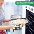thumbnail image 2 of Yayeee Pot Holders Kitchen Heat Resistant with Pocket 7"x9.8" Cotton Oven Cooking Hot Pads, Cartoon Halloween Cat, 2 of 7