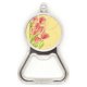 thumbnail image 1 of Pintado a mano de tulip flower Plant ilustración Acero inoxidable Metal cerveza tapa sacacorchos, 1 of 3