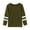 Army Green, variant on Hiijoy Toddler Girls Long Sleeve T Shirt Children's Casual Loose T-Shirt Top, Sizes 2-9