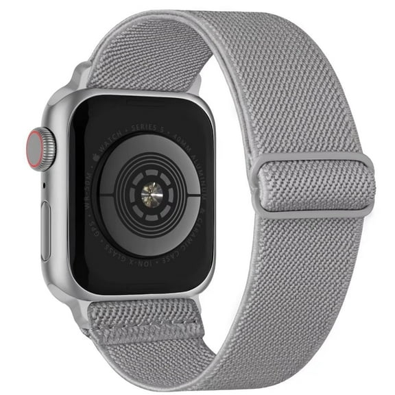 Recoppa Stretchy Nylon Solo Loop Bands Compatible with Apple Watch 38mm 40mm 41mm 42mm 44mm 45mm, Adjustable Braided Sport Elastic Straps Women Men Wristbands for iWatch Series 7/6/5/4/3/2/1 SE