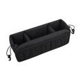 thumbnail image 2 of Bolsa organizadora colgante para cochecito, con múltiples compartimentos, universal, ligera, para ir de compras, para refrigerios, vasos y botellas de Negro, 2 of 8