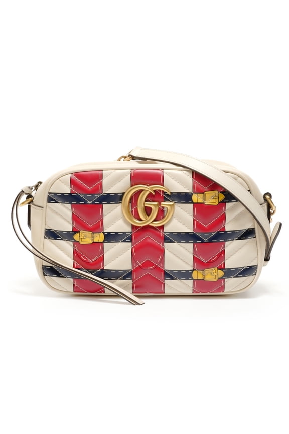 Pre-Owned Gucci GG Marmont Shoulder Bag, Multicolor