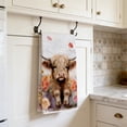 thumbnail image 6 of DefiDgd 2pcs 24x16inch Highland Cattle Kitchen Towels,Absorbent Dish Towels,Farmhouse Hand Towel for Kitchen Bathroom Decor Housewarming Gift(H), 6 of 6
