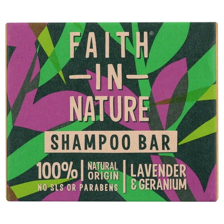 Faith in Nature LAVENDER & GERANIUM SHAMPOO BAR 85g