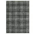 thumbnail image 3 of GlowSol 9'x12' Washable Area Rugs for Living Room Modern Farmhouse Plaid Rug Non-Slip Low Pile Large Rug Floor Cover, Gray, 3 of 8
