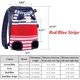 thumbnail image 2 of Mochila para mascotas Mochila para salida de mascotas Mochila con bolsa de viaje en el pecho delantera y trasera Bolsa de transporte con red para mascotas Mochila infrarroja Rayas rojas y azules 40 * 25 cm Sincero Electrónica, 2 of 5