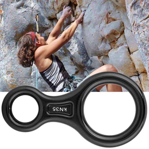 Mgaxyff Figure 8 Climbing Carabiner, Figure 8 Carabiner,Outdoor Rock Climbing Equipment 35KN