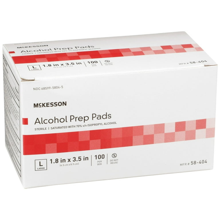 Alcohol on sale prep wipes