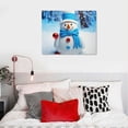 thumbnail image 4 of GOSMITH Christmas Snowman Doll Wall Art Canvas Poster Print Pictures for Bedroom Modern Wall Decor Painting Vintage Aesthetic Home Decorations, 4 of 4