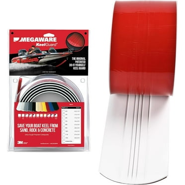 12" White Megaware 6' Protective Boat Keel Guard