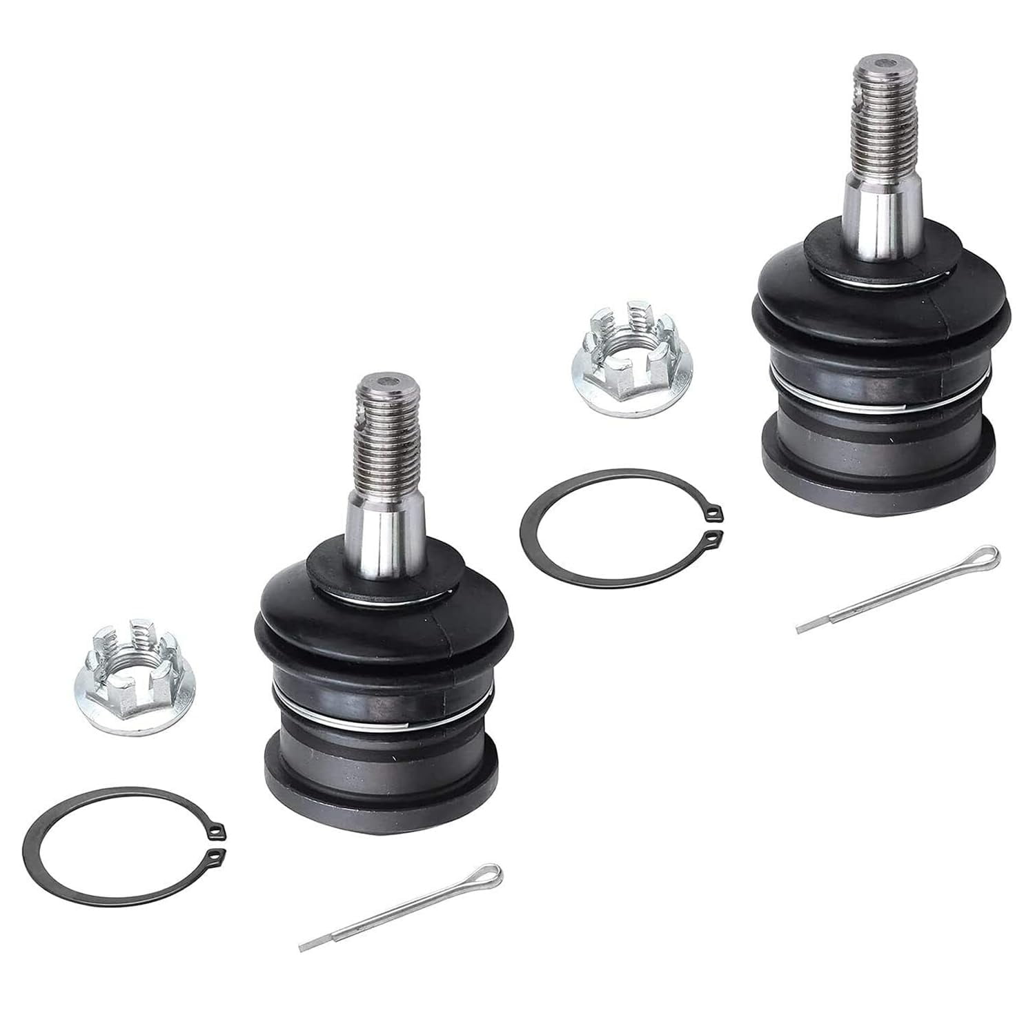 Detroit Axle - Front 8pc Struts Kit for 2003-2006 Toyota Tundra, 2 Struts & Coil Spring 2 Sway Bar Links 2 Outer Tie Rod Ends 2 Upper Ball Joints 2004 2005 Replacement Suspension