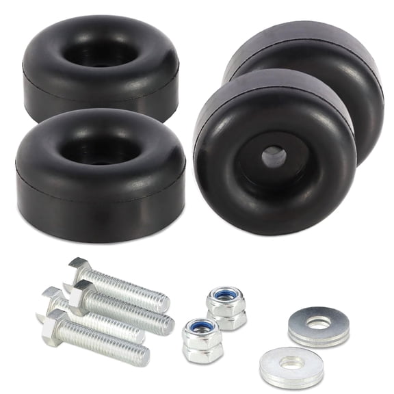 Sinyiin AntiVibration Foot Pad Durability Rubber Shock Absorbers for Ramp Doors, Hvac Unit