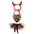 thumbnail image 2 of TIELUTT Halloween Pet Set for Cats Mesh Outfit with Pet Clothes for Small Dogs Female Pet Clothes for Cats for A Girl Pet Clothes for Cats Pet Clothes Hangers Metal Pet Clothes Hangers for Closet, 2 of 6