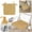 Yellow, variant on Yaouit Chair Pad Chair Cushions Square Seat Cushion for Office Square Strap Garden Chair Pads Seat Cushion for Outdoor Bistros Stool Patio Dining Room 15.7x15.7 Inch, Home Decor,Beige