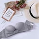 thumbnail image 2 of Gibobby Brasier de Cierre Frontal Sujetador de vestir sin rebordes de ajuste antideslizante sin tirantes de color sólido para mujer(Gris,85E), 2 of 5