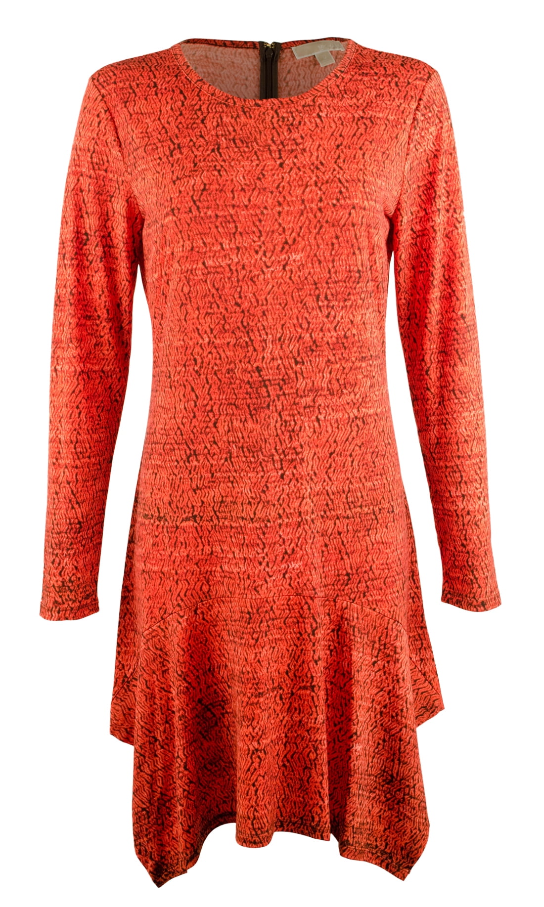 long sleeve drop waist dress