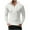 White, variant on BADHUB Men's Causal Pullover Hoodie Button Up Lightweight Sweatshirt Long Sleeve Solid Color Hooded Tops Slim Fit on Clearance Khaki,XXXL