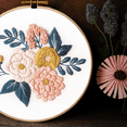 thumbnail image 3 of Leisure Arts Wildflowers Embroidery Kit 6 Inch Hoop Art Beginner, 3 of 7
