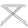 thumbnail image 3 of 18.75"Wx29"L Height Adjustable Granite White Plastic Folding Table, 3 of 4