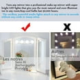 thumbnail image 4 of Modern Vanity Lighting With Chrome Finish And Dimmable Vanity Light, Spherical Glass Shade Cordless Makeup Light, Portable Vanity Lamp For Bathroom, Hollywood LED Mirror Light, 4 of 8