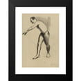 thumbnail image 2 of Karl Wiener 14x18 Black Modern Framed Museum Art Print Titled - Male Act Vii, 2 of 5