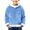 Blue, variant on Ruyang Boys Girls Christmas Pullover Hoodies Kids Velvet Fleece Hooded Sweatshirts Fuzzy Trim Y2K Trendy Hoodies