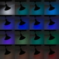 thumbnail image 4 of FSLiving Lampe sur Rail à Cardan de Type J, Projecteur de Plafond Noir avec Télécommande, Changement de Couleur RGB, Blanc Ajustable A19, Cône d'Ampoule Intelligent Mini pour Cuisine Vitrine, Boule Disco - Ensemble de 3, 4 of 7