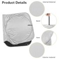 thumbnail image 6 of Jeiento Red Mushroom Windshield Sun Shade for Truck SUV Car Foldable indshield Sunshade Car Front Sunshade Blocks Sun Visor Easy to Install Universal Vehicle Accessories, 6 of 6