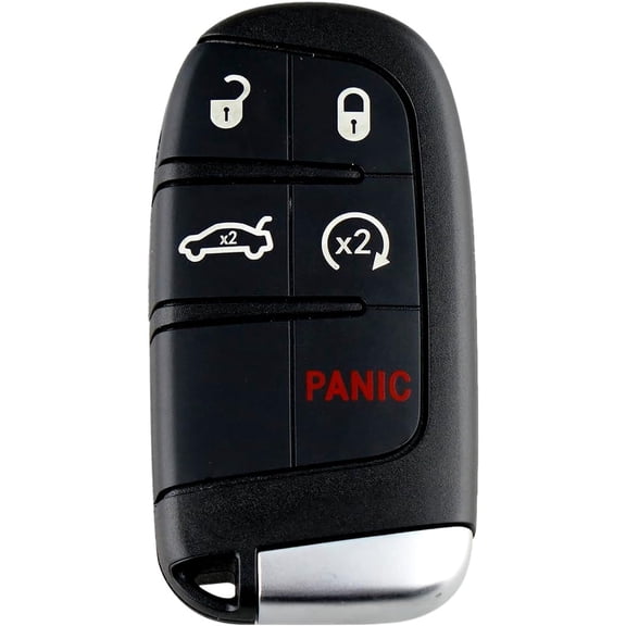 Keyless Key Fob Remote Control Replacement for 2011-2021 Charger Dart Challenger Chrysler 300 200 Journey Durango Fiat 500X M3N-40821302 433MHz 46 5 Buttons