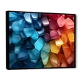 thumbnail image 2 of Designart "Orchestration Of Hues II" Abstract Shapes Floater Framed Wall Decor, 2 of 5