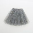 thumbnail image 6 of HJYCHN Tutu Skirt Girls Snowflake Star Print Mesh Tutu Skirt for Carnival Winter Party Dance Performance Back to School Supplies for Girls 3-4 Years, 6 of 9