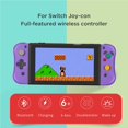 thumbnail image 3 of Moyic 2 uds controlador de juegos inalámbrico Bluetooth mando de juegos remoto despertador función Joy-Pad para interruptor Electrónica, 3 of 6
