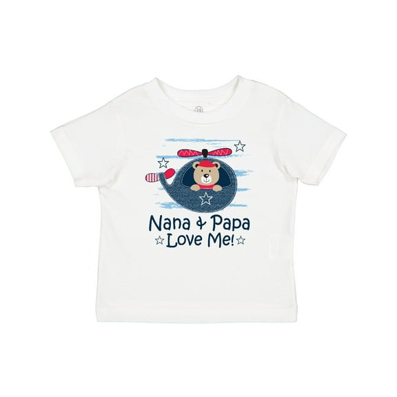Inktastic Nana and Papa Love Me Grandson Boys Baby T-Shirt