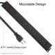 thumbnail image 4 of Power Strip HHSOET de montaje en 8 enchufes con interruptor, cable de 6 pies, 4 of 7