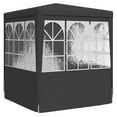 thumbnail image 5 of vidaXL Party Tent Anthracite Polyethylene 8.2x8.2 ft, 5 of 8