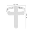 thumbnail image 2 of unbranded 4Ud Para Servilletas En Plata Con Cruzado Para Y Bodas, 2 of 8