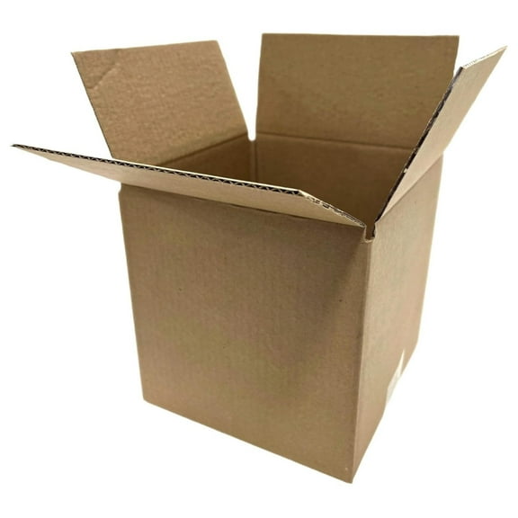 100 6x6x4 Cardboard Paper Boxes Mailing Packing Shipping Box Corrugated Carton