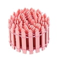 thumbnail image 1 of 5*100cm Mini Wood Creative Simulation Small Fence Home Garden DIY Decoration Pink, 1 of 5