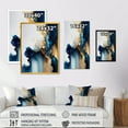 thumbnail image 4 of Designart Abstract Geode Gold And Blue Marble I Canvas Wall Art, 4 of 5
